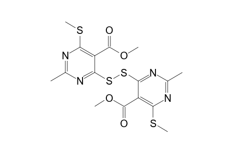 Bis(5-methoxycarbonyl-2-methyl-6-methylthio-4-pyrimidyl)disulfide