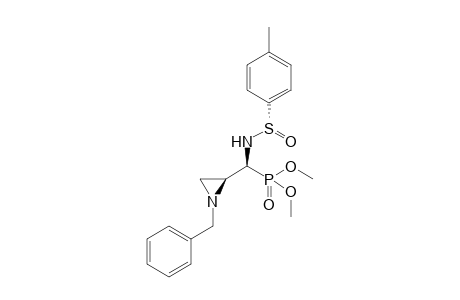 (1R,2S,sS)-Dimethyl .alpha.-(N-benzyl-2-aziridinyl)-.alpha.(N-tolylsulfonylamido)methanephosphonate