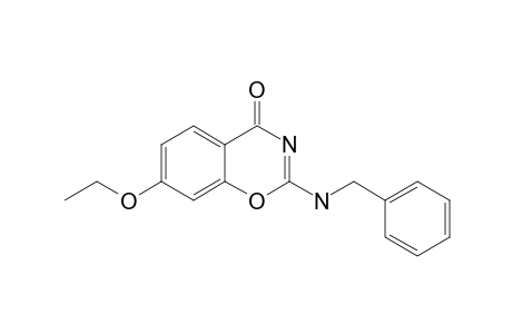 2-(BENZYLAMINO)-7-ETHOXY-4H-1,3-BENZOXAZIN-4-ONE