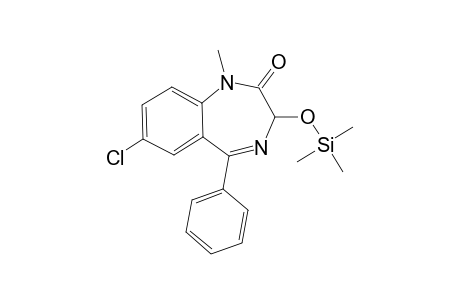 2H-1,4-Benzodiazepin-2-one, 7-chloro-1,3-dihydro-1-methyl-5-phenyl-3-[(trimethylsilyl)oxy]-