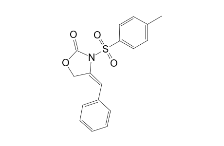 (4E)-3-(4-methylphenyl)sulfonyl-4-(phenylmethylene)-2-oxazolidinone