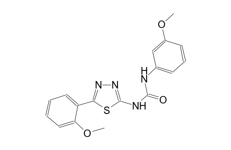 N-(3-methoxyphenyl)-N'-[5-(2-methoxyphenyl)-1,3,4-thiadiazol-2-yl]urea