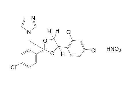 1-{[2-(p-chlorophenyl)-4-(2,4-dichlorophenyl)-1,3-dioxolan-2-yl]methyl}imidazole, mononitrate