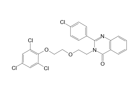 2-(4-chlorophenyl)-3-{2-[2-(2,4,6-trichlorophenoxy)ethoxy]ethyl}-4(3H)-quinazolinone