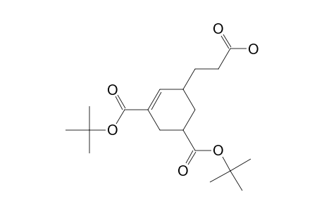 3-[3,5-bis(Tert-butoxycarbonyl)cyclohex-2-en-1-yl]propanoic acid