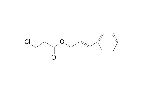 3-Chloropropanoic acid, 3-phenyl-2-propenyl ester