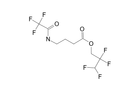 .Gamma.-aminobutyric acid, N-trifluoroacetyl-, 2,2,3,3-tetrafluoro-1-propyl ester