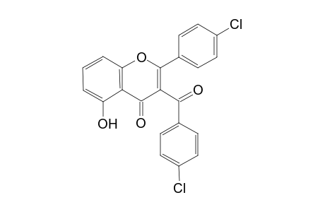 4'-Chloro-3-(4''-chlorobenzoyl)-5-hydroxyflavone