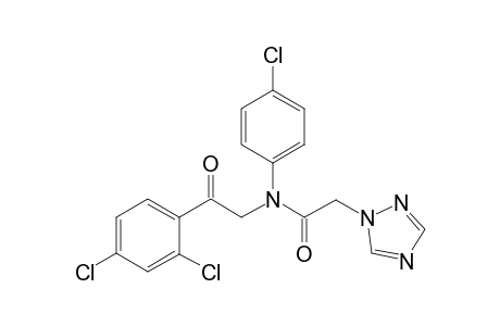 N-(4-chlorophenyl)-N-(2-(2,4-dichlorophenyl)-2-oxoethyl)-2-(1H-1,2,4-triazol-1-yl)acetamide