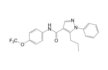 1-phenyl-5-propyl-alpha,alpha,alpha-trifluoropyrazole-4-carboxy-p-anisidide