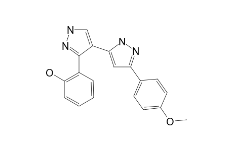 5(3)-[3-(2-Hydroxyphenyl)pyrazol-4-yl]-3(5)-(4-methoxyphenyl)pyrazole