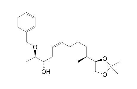 [(2R,3S,10S,5Z)-2-Benzyloxy-10-[(4R)-2,2-dimethyl-1,3-dioxolan-4-yl]undec-5-en-3-ol