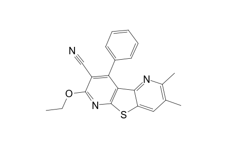 8-Cyano-7-ethoxy-2,3-dimethyl-9-phenylthieno[2,3-b:4,5-b']dipyridine