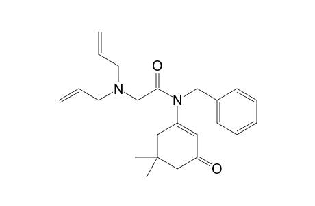 N-Benzyl-N-(5,5-dimethyl-3-oxocyclohex-1-enyl)-2-(diallylamino)acetamide