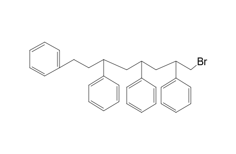 1-Bromo-2,4,6,8-tetraphenyloctane (mixture of racemates)