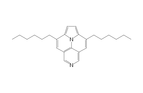 5,8-dihexylindolizino[6,5,4,3-ija][1,6]naphthyridine