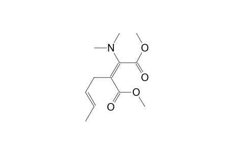 2-Butenedioic acid, 2-(2-butenyl)-3-(dimethylamino)-, dimethyl ester, (E,E)-