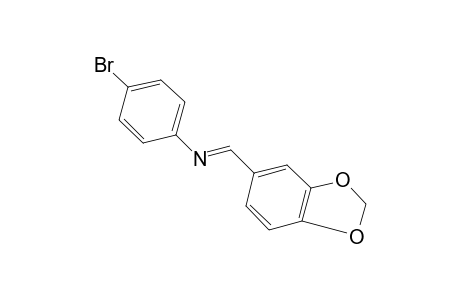 p-bromo-N-piperonylideneaniline