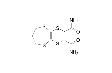 acetamide, 2-[[3-[(2-amino-2-oxoethyl)thio]-6,7-dihydro-5H-1,4-dithiepin-2-yl]thio]-