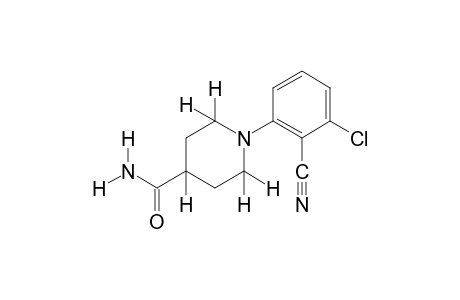 1-(3-chloro-2-cyanophenyl)isonipecotamide