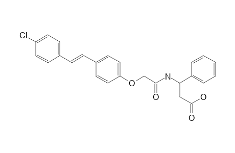 N-4'-chloro-(E)-stilbenyloxymethylcarbonyl-b-phenyl-b-alanine