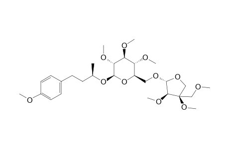 Apiosylrhododendrin, heptakis-methyl ether