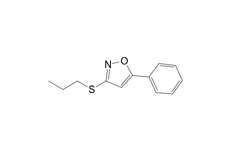5-Phenyl-3-(propylthio)isoxazole