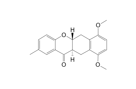 (trans)-2,5-Dimethoxy-10-methylbenzo[b]-(1,6,6a,12a-tetrahydro)xanthone