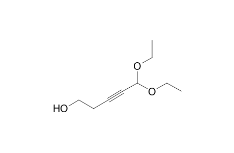 5,5-Diethoxypent-3-yn-1-ol