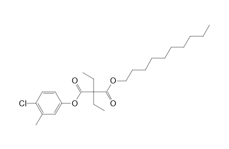 Diethylmalonic acid, 4-chloro-3-methylphenyl decyl ester