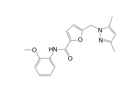 5-[(3,5-dimethyl-1H-pyrazol-1-yl)methyl]-N-(2-methoxyphenyl)-2-furamide