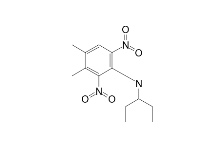 PENDIMETHALIN;N-(1-ETHYLPROPYL)-3,4-DIMETHYL-2,6-DINITROBENZENAMINE