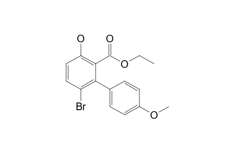 6-Bromo-3-hydroxy-4'-methoxybiphenyl-2-carboxylic acid ethyl ester