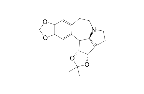 (3A-ALPHA,4AS*,15B-BETA,15C-ALPHA)-(+/-)-3A,4,6,7,9,10,15B,15C-OCTAHYDRO-2,2-DIMETHYL-5H-[1,3]-DIOXOLO-[4,5-H]-1,3-DIOXOLO-[4,5]-CYCLOPENTA-[1,2