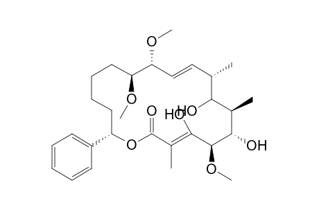 (3Z,5R,6S,7R,9S,10E,12R,13S,18S)-4,6,8-trihydroxy-5,12,13-trimethoxy-3,7,9-trimethyl-18-phenyl-1-oxacyclooctadeca-3,10-dien-2-one