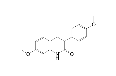 7-methoxy-3-(4-methoxyphenyl)-3,4-dihydroquinoline-2(1H)-one