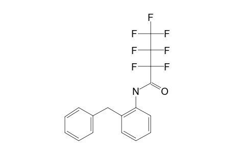 2-Benzylaniline, N-heptafluorobutyryl-