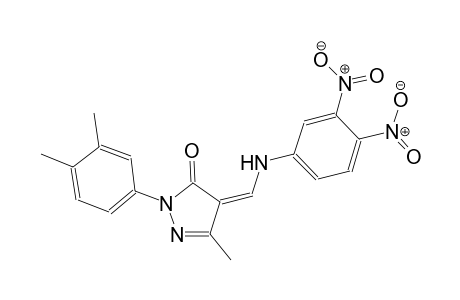 3H-pyrazol-3-one, 2-(3,4-dimethylphenyl)-4-[[(3,4-dinitrophenyl)amino]methylene]-2,4-dihydro-5-methyl-, (4Z)-