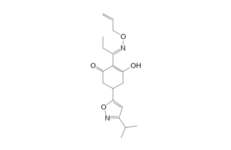 2-Cyclohexen-1-one, 3-hydroxy-5-[3-(1-methylethyl)-5-isoxazolyl]-2-[1-[(2-propenyloxy)imino]propyl]-