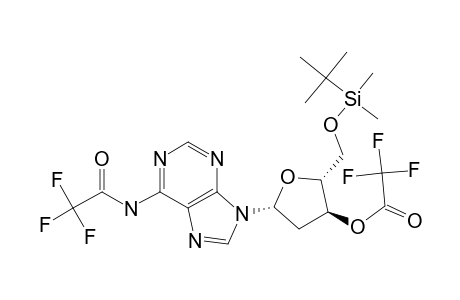 Adenosine, 2'-deoxy-5'-o-[(1,1-dimethylethyl)dimethylsilyl]-N-(trifluoroacetyl)- , 3'-(trifluoroacetate)