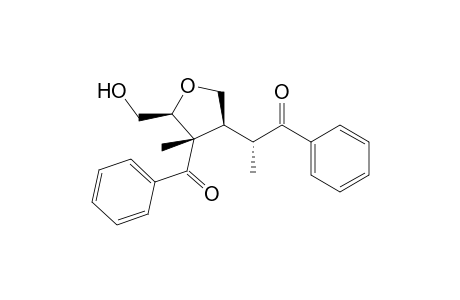 (+-)-(2R)-2-[(3S,4S,5S)-4-Benzoyl-5-(hydroxymethyl)-4-methyl-tetrahydro-3-furanyl]-1-phenylpropan-1-one