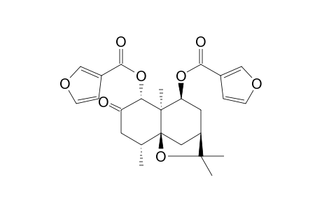 1.alpha.,9.beta.-Difuranoyloxy-2-oxo-dihydro-.beta.-agarofuran