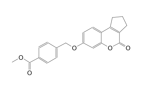 methyl 4-{[(4-oxo-1,2,3,4-tetrahydrocyclopenta[c]chromen-7-yl)oxy]methyl}benzoate