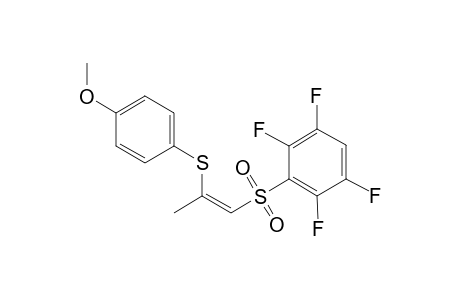 3-(2',3',5',6'-tetrafluorophenylsulphonyl-2-(4''-methoxyphenylthio)-propene