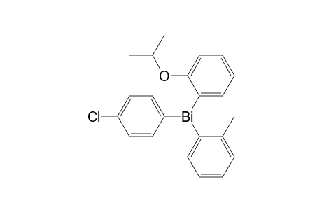 Bismuthine, (4-chlorophenyl)(2-methylphenyl)[2-(1-methylethoxy)phenyl]-