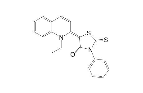 (5E)-5-(1-Ethyl-2(1H)-quinolinylidene)-3-phenyl-2-thioxo-1,3-thiazolidin-4-one
