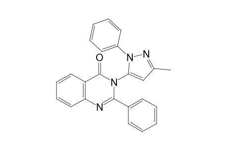 3-(3-methyl-1-phenlpyrazol-5-yl)-2-phenyl-4(3H)-quinazolinone