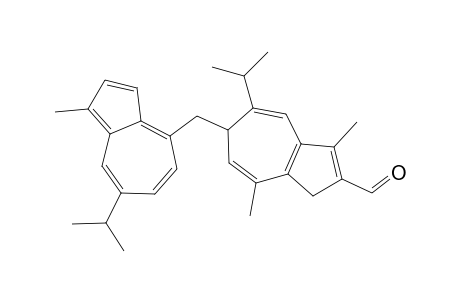5-Isopropyl-6-[(7-isopropyl-1-methyl-4-azulenyl)methyl]-3,8-dimethyl-1,6-dihydro-2-azulenecarbaldehyde