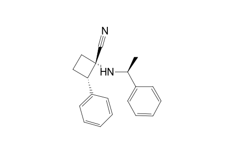(1S,2S)-2-phenyl-1-[[(1S)-1-phenylethyl]amino]-1-cyclobutanecarbonitrile