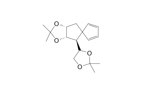 4-(2'',2''-Dimethyl-1'',3''-dioxolan-4''-yl)-3a,4,6,6a-tetrahydro-2,2-dimethylspiro[5H-cyclopenta-1,3-dioxole-5,1'-cyclopenta-2',4'-diene]